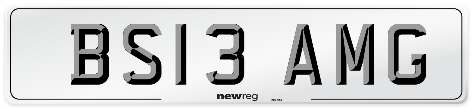 BS13 AMG Number Plate from New Reg